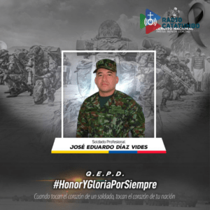 Soldado asesinado José Eduardo Diaz Vides