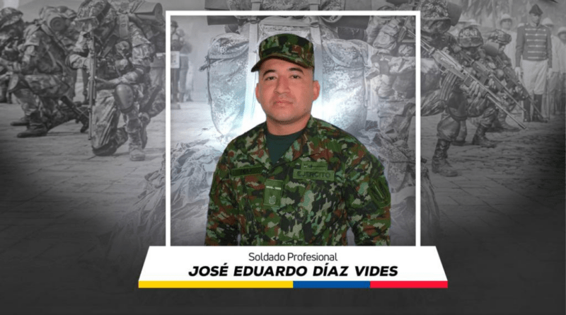 Soldado asesinado José Eduardo Diaz Vides
