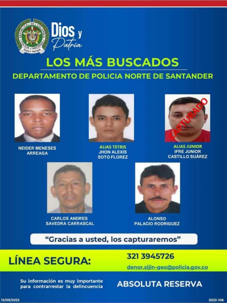 Cartel de los mas buscados