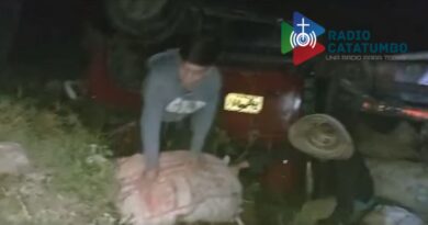 Vehículo volcado