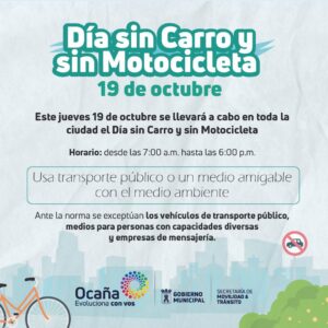 Día sin carro y sin moto
