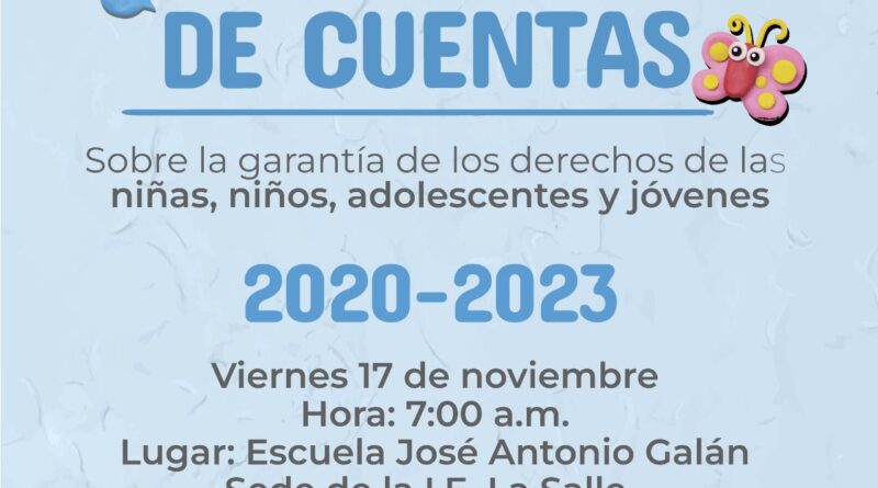 rendición de cuentas