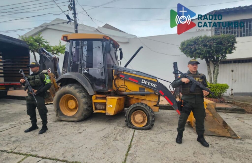 Recuperada maquinaria amarilla