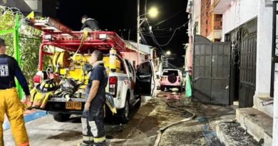 Incendio en El Uvito
