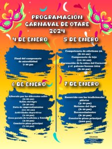 Programación fiestas de Otaré