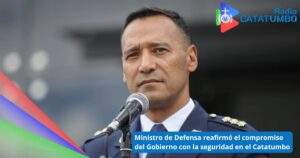 Durante su visita a Cúcuta, el ministro de Defensa reafirmó el compromiso del Gobierno con la seguridad en el Catatumbo.