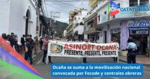 Docentes de Ocaña se sumaron a la movilización nacional convocada por Fecode y centrales obreras / Foto: Tomada de Internet