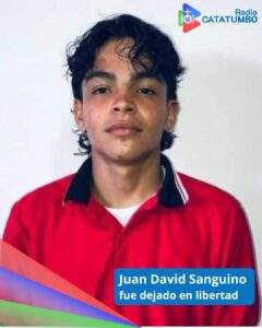 Juan David Sanguino de 16 años de edad, fue dejado en liberta en la vereda El Rubí del municipio de Sardinata / Foto: Tomada de Internet 