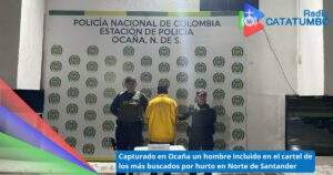 Fue capturado un ciudadano de 38 años que hacía parte del cartel de los más buscados del Departamento de Policía de Norte de Santander / Foto: Redes Sociales 