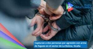 Imagen de referencia – Fueron capturados un hombre adulto y un menor de edad, luego de agredir a un ciudadano con un arma de fogueo en el sector de La Rotina, cerca de la plaza de mercado de Ocaña / Foto: istockphoto