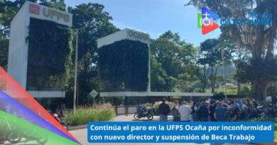 Entrada principal - Universidad Francisco de Paula Santander, Ocaña / Foto: Redes Sociales