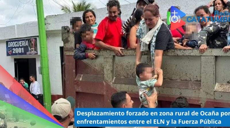 Imagen de referencia – Más de 200 desplazados reflejan el impacto de enfrentamientos armados en zonas rurales de Ocaña, Norte de Santander / Foto: Últimas Noticias Cúcuta