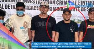 Capturado alias “Pantera”, señalado por las autoridades como presunto cabecilla del Frente 33 de las Disidencias de las FARC / Foto: El Tiempo