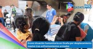 Imagen de referencia - Enfrentamientos entre la Fuerza Pública y grupos y un grupo guerrillero provocaron desplazamientos masivos en Ocaña, Norte de Santander / Foto: ACNUR