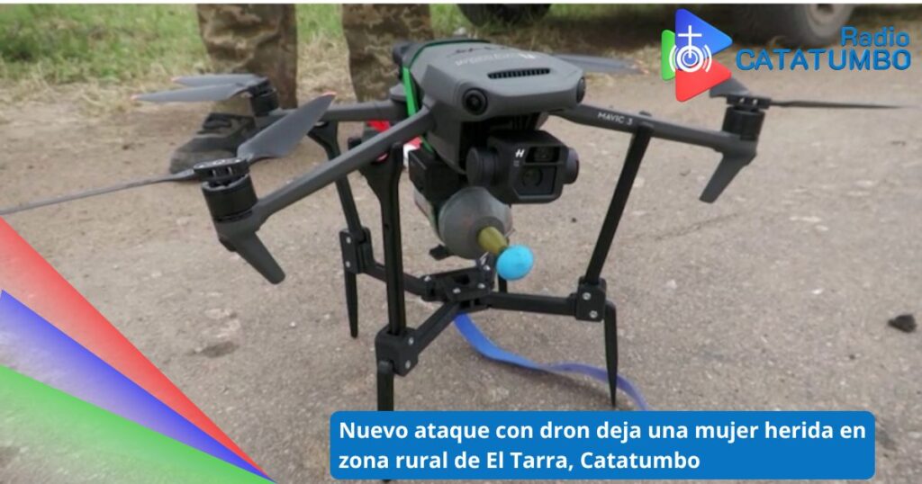 Imagen de referencia - Mujer de 44 años resultó herida en el cuello tras la explosión de un dron en zona rural del municipio de El Tarra / Foto: infobae