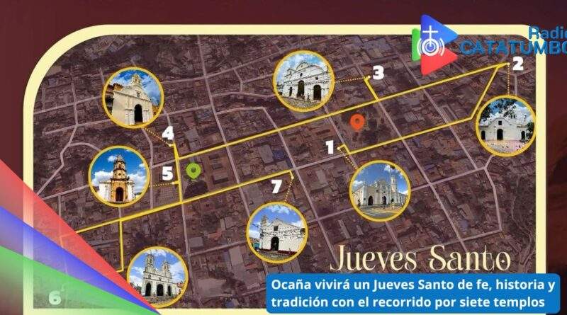 Ruta de la visita a los monumentos / Foto: Alcaldía de Ocaña