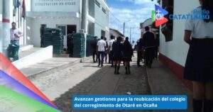 Estudiantes de la institución educativa del corregimiento de Otaré, Norte de Santander / Foto: Cortesía 