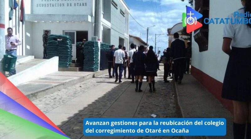 Estudiantes de la institución educativa del corregimiento de Otaré, Norte de Santander / Foto: Cortesía