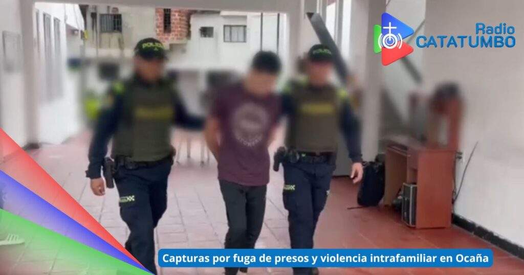 La Policía Nacional logró la captura de dos personas en Ocaña, Norte de Santander / Foto: Policía Nacional