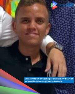 José Alejandro Caballero Jiménez, joven asesinado en un establecimiento abierto al público ubicado en el sector de Acolsure / Foto: Redes Sociales