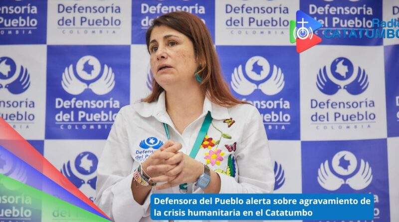 Defensora del Pueblo, Iris Marin Ortiz / Foto: Defensoría del Pueblo