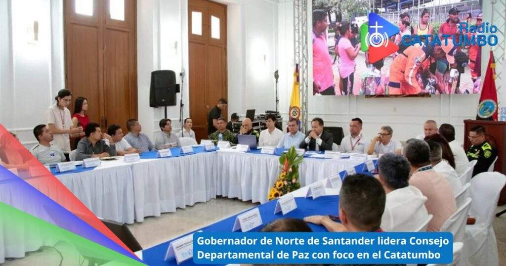 Consejo Departamental de Paz llevado a cabo en el Catatumbo / Foto: Instagram – William Villamizar