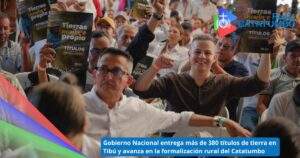 Visita del Gobierno del presidente Gustavo Petro en el municipio de Tibú / Foto: Presidencia de Colombia