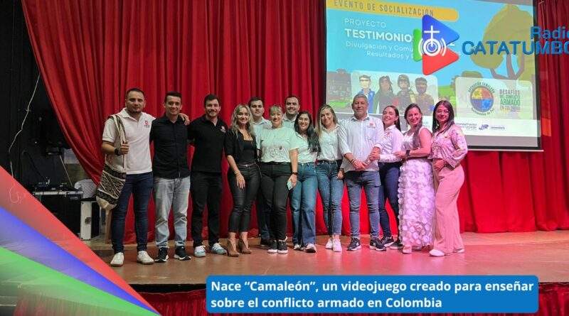 Lanzamiento oficial de “Camaleón”, un videojuego creado para acercar a la ciudadanía, especialmente a los jóvenes, al entendimiento del conflicto armado en Colombia / Foto: Suministrada