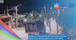 Unidades del Ejército Nacional fueron atacadas a tiros en el sector de La Trampa del Zorro, zona rural del municipio de Ocaña, Norte de Santander / Foto: Suministrada 