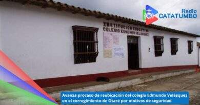 Colegio Edmundo Velásquez del corregimiento de Otaré, Norte de Santander / Foto: Redes Sociales
