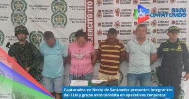 Grupo delincuencial organizado dedicado a la extorsión / Foto: Ejercito Nacional