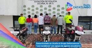Grupo Delincuencial “Los Canábicos” en Ocaña, Norte de Santander / Foto: Policía Nacional