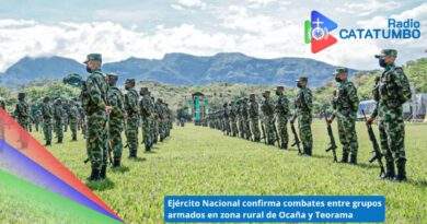 El Ejército Nacional confirmó que en los últimos días se han registrado enfrentamientos armados varias zonas de la región del Catatumbo / Foto: Ejercito Nacional