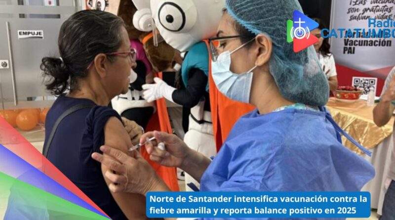 Jornadas de vacunación contra la fiebre amarilla en Norte de Santander / Foto: IDS