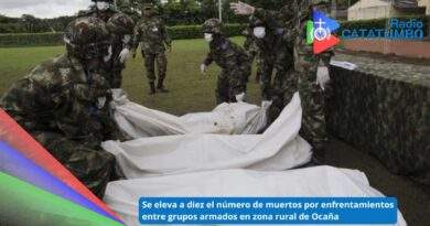 Imagen de referencia – Hasta momento 10 son las personas fallecidas por enfrentamientos entre el ELN y las FARC – EP en zona rural de Ocaña, Norte de Santander / Foto: Reuters