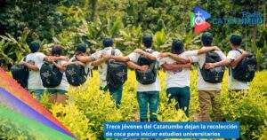 Trece jóvenes que antes se dedicaban a la recolección de hoja de coca comenzaran a estudiar en la Universidad Popular del Cesar / Foto: Mineducación 