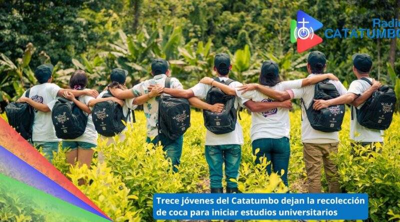 Trece jóvenes que antes se dedicaban a la recolección de hoja de coca comenzaran a estudiar en la Universidad Popular del Cesar / Foto: Mineducación