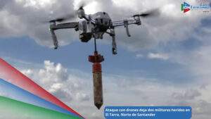 Imagen de referencia - Dron con artefactos explosivos / Foto: BBC