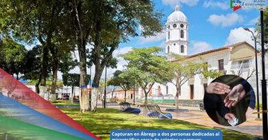 Fueron capturadas dos presuntos expendedores de droga en el municipio de Ábrego, Norte de Santander / Foto: Alcaldía de Ábrego