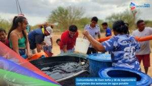 Imagen de referencia – Habitantes de los Barrios barrios Dani Sofía y 28 de Septiembre, en Ocaña, completaron 15 días sin acceso al servicio de agua potable / Foto: Unidad Para La Gestión del Riesgo