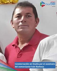 Iván Barbosa, comercieante asesinado en Ocaña, Norte de Santander / Foto: Redes Sociales
