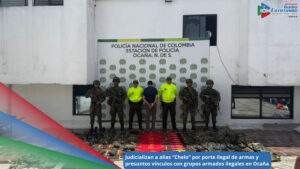 Capturado Mercedes Becerra Beltrán, conocido con el alias de “Chelo” en Ocaña, Norte de Santander / Foto: Policia Nacional