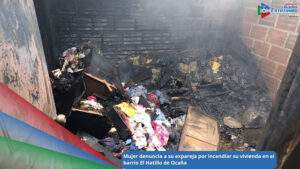 Incendio registrado en el barrio El Hatillo de Ocaña, Norte de Santander / Foto: Suministrada 