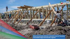 Imagen de referencia – Obras inconclusas de adecuación de escuela rural en Teorama, Norte de Santander / Foto: ArchDaily Colombia