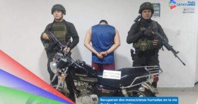Capturado sospechoso por hurto de motocicleta en Ocaña, Norte de Santander / Foto: Policía Nacional
