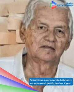 Adalberto Osorio Mantilla, reconocido residente de Río de Oro, Cesar / Foto: Suministrada