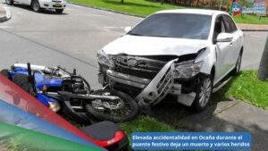 Imagen de referencia – Durante el pasado fin de semana se registro un alto número de accidentes de transito en Ocaña, Norte de Santander / Foto: Revista Nitro 