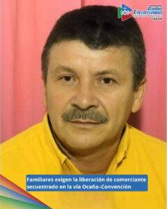 Dagoberto Lázaro, comerciante de verduras de Convenvión, Norte de Santander / Foto: Redes Sociales 