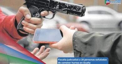 La Fiscalía General de la Nación judicializó a 20 personas presuntamente responsables de múltiples casos de hurto ocurridos entre 2020 y marzo de este año en diferentes sectores de Ocaña, Norte de Santander / Foto: Integrity Legal