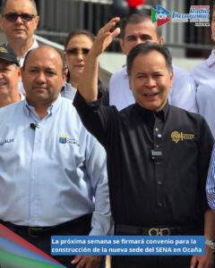 Gobernadora de Norte de Santander, William Villamizar Laguado - Alcalde de Ocaña, Emiro Cañizares Plata / Foto: Alcaldia de Ocaña 